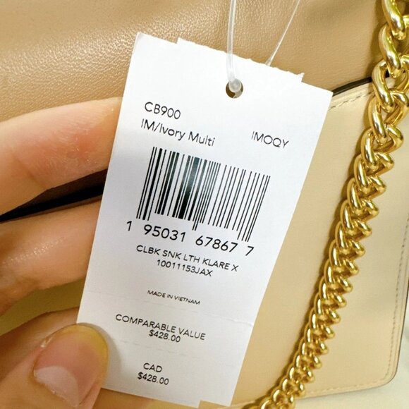 Coach CB900 Klare Crossbody In Colorblock IN lvory Multi - Picture 6 of 6